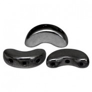 Les perles par Puca® Arcos kralen Jet hematite 23980/14400